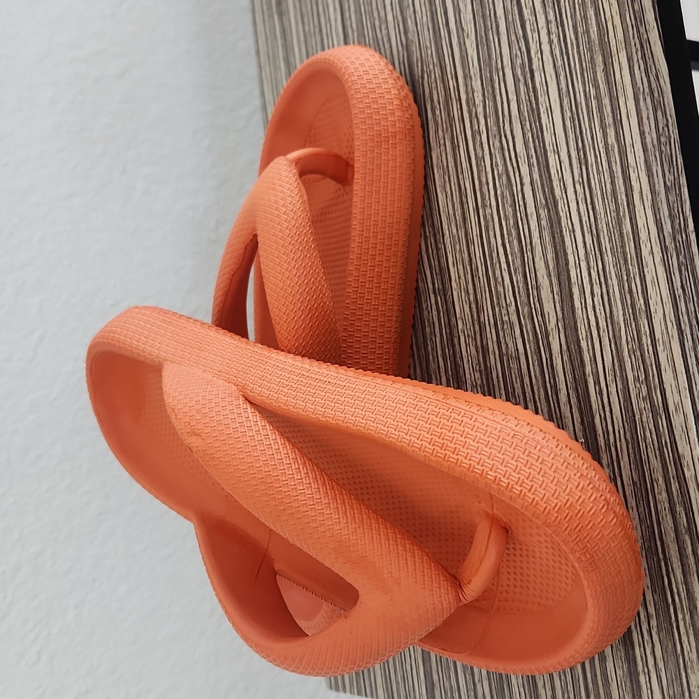 Orange Flip Flop Sandals - Picture 6 of 7